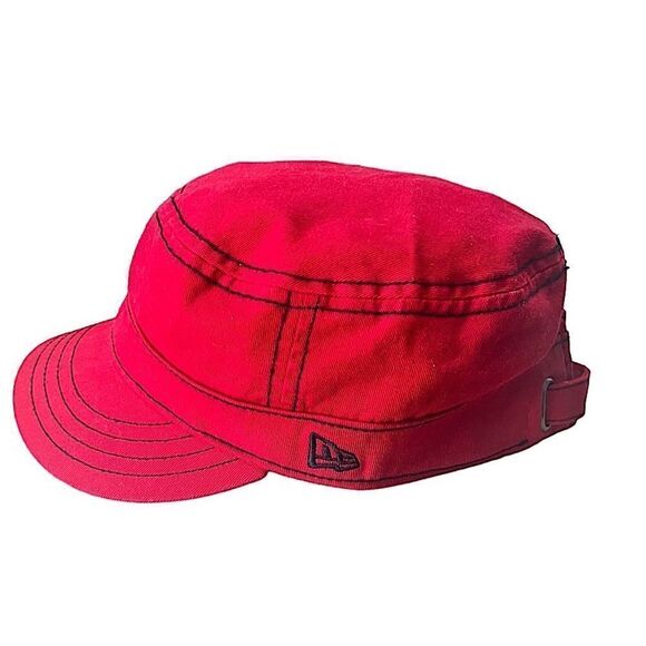 New Era Youth Washington Nationals Military Style Red Cadet Hat - Picture 3 of 11